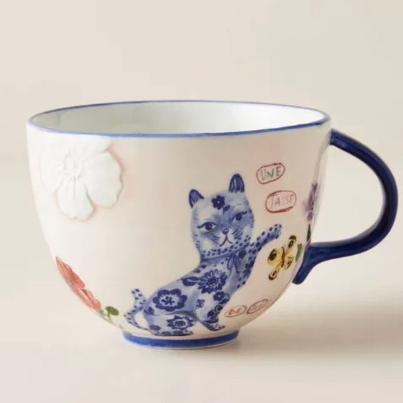 NWT Anthro Nathalie Lete Titania Mug